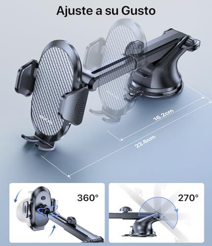 Probamos el soporte Miracase de coche: 360° y succión