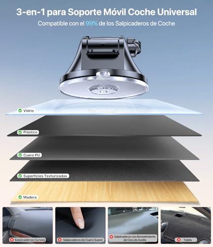 Probamos el soporte Miracase de coche: 360° y succión