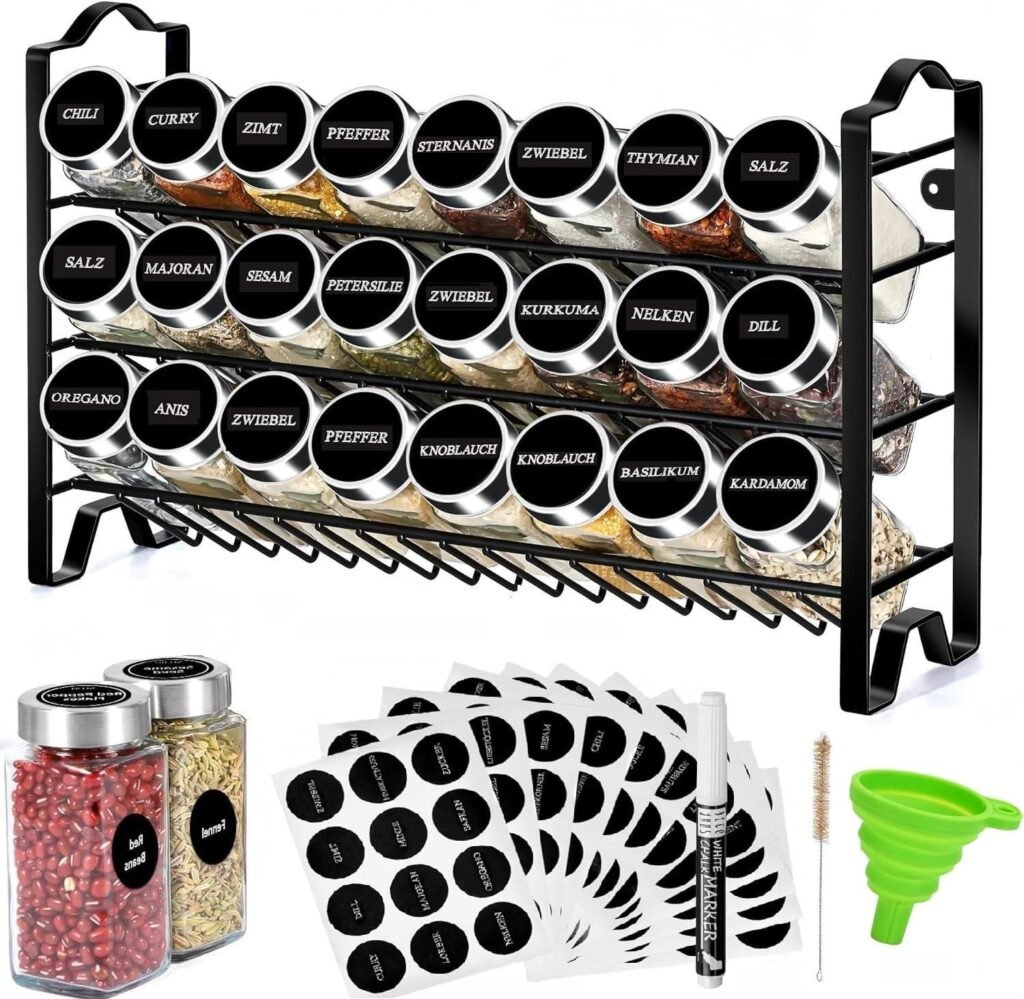 Probamos el edihome: 24 tarros, 3 niveles y etiquetas