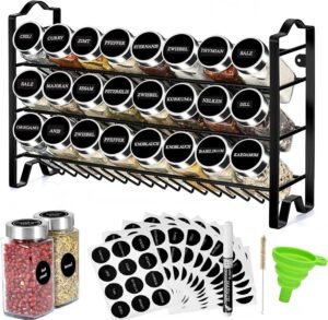 Probamos el edihome: 24 tarros, 3 niveles y etiquetas