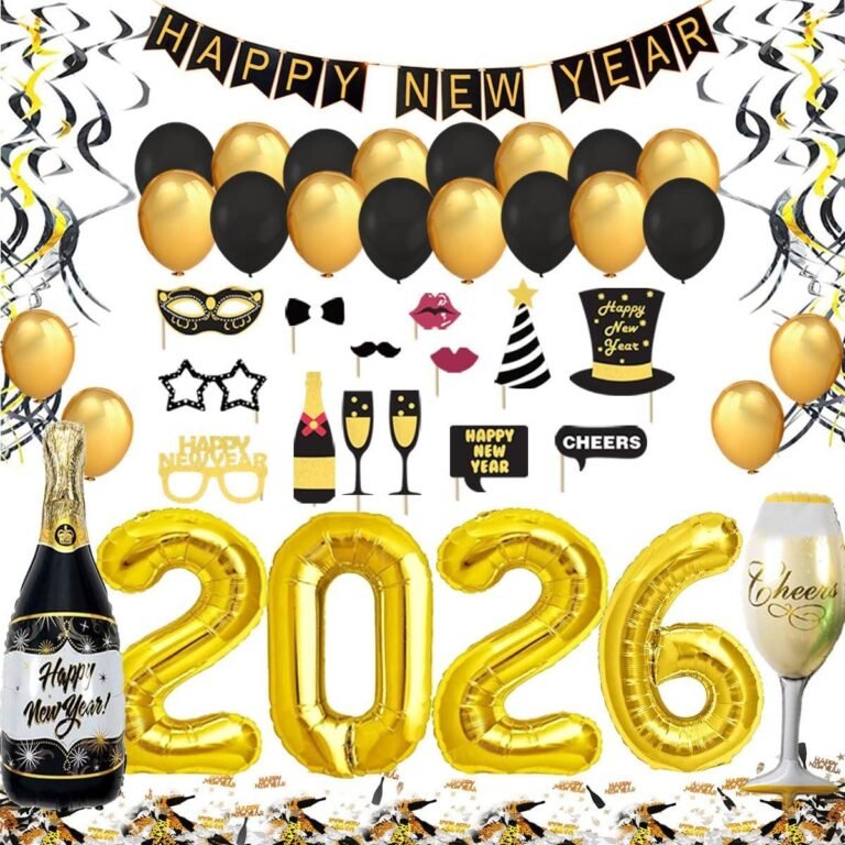 Decoración de noche vieja para un 2026 inolvidable