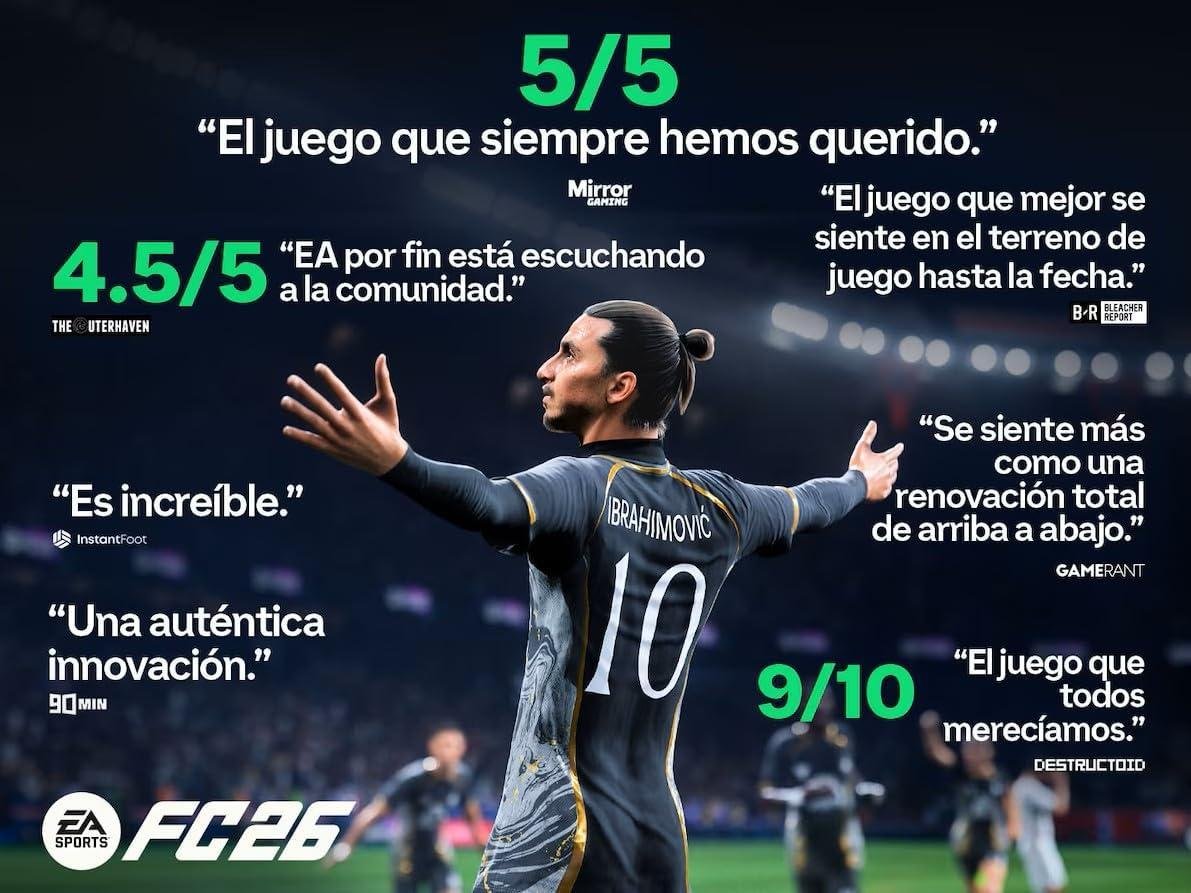 EA SPORTS FC 26 en Switch: Nuestra experiencia futbolística completa