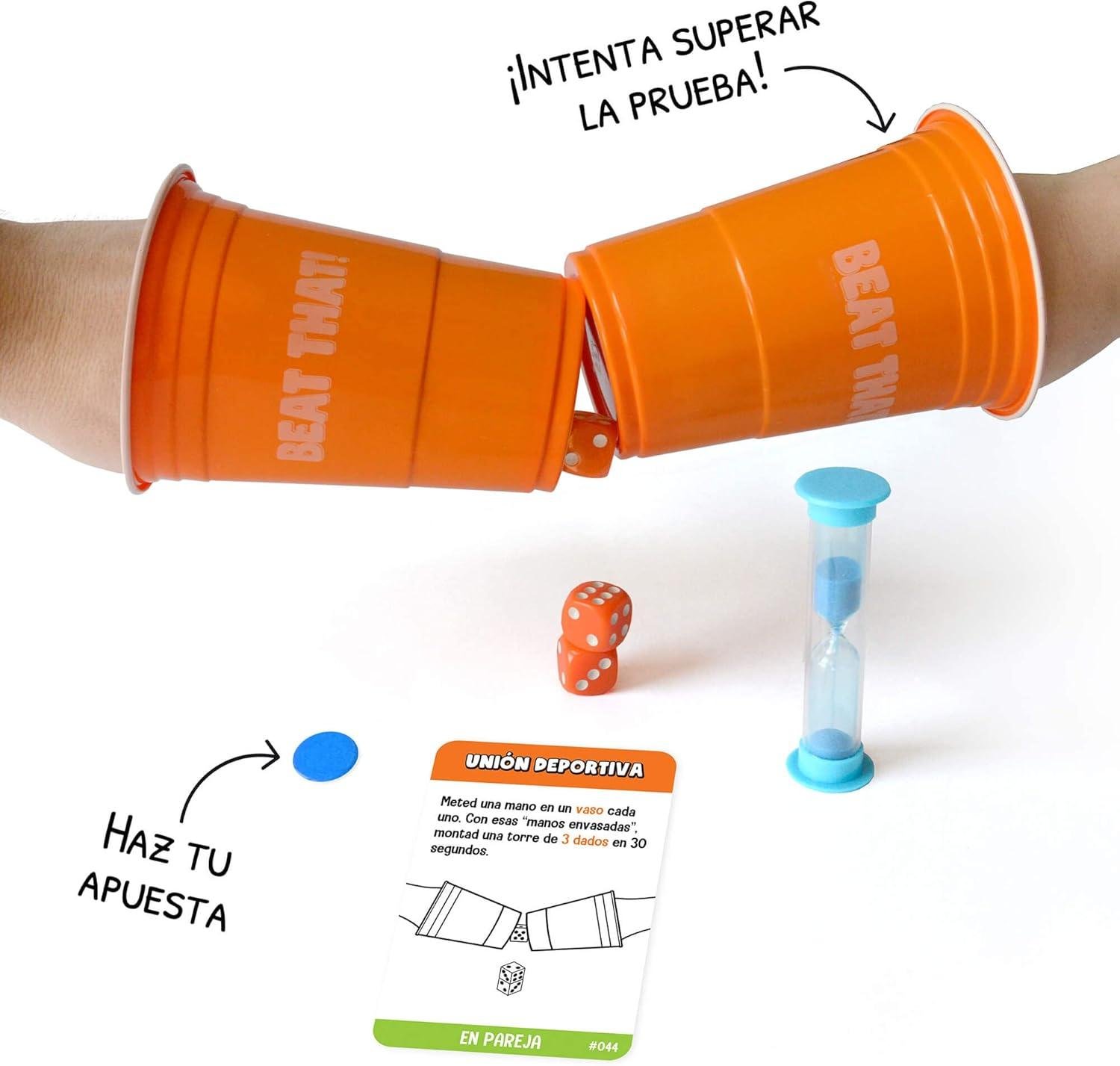 Beat That! Juego de mesa: Diversión loca para toda la familia