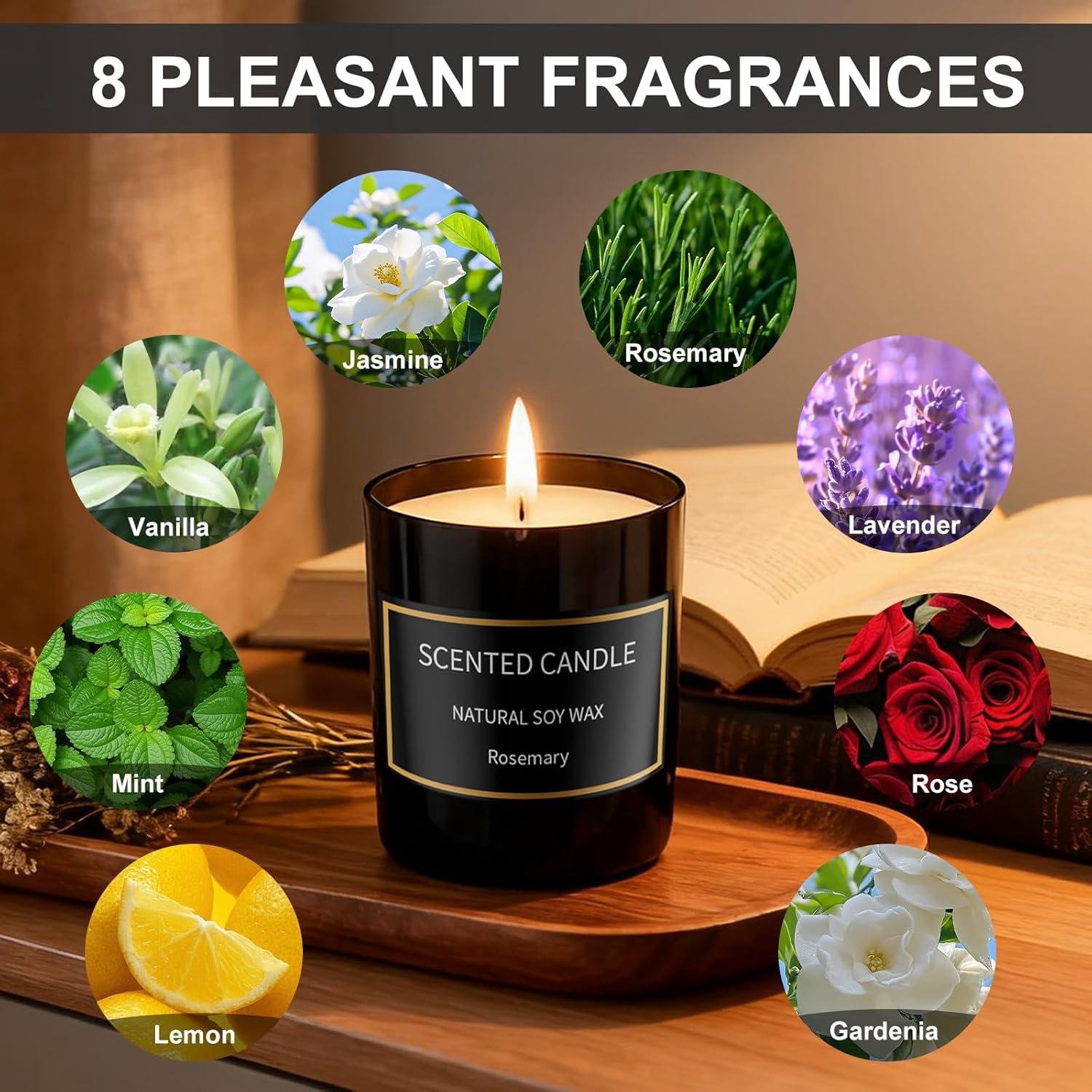 Velas Aromáticas para Mujer: Nuestro Pack Ideal de 8 Fragancias