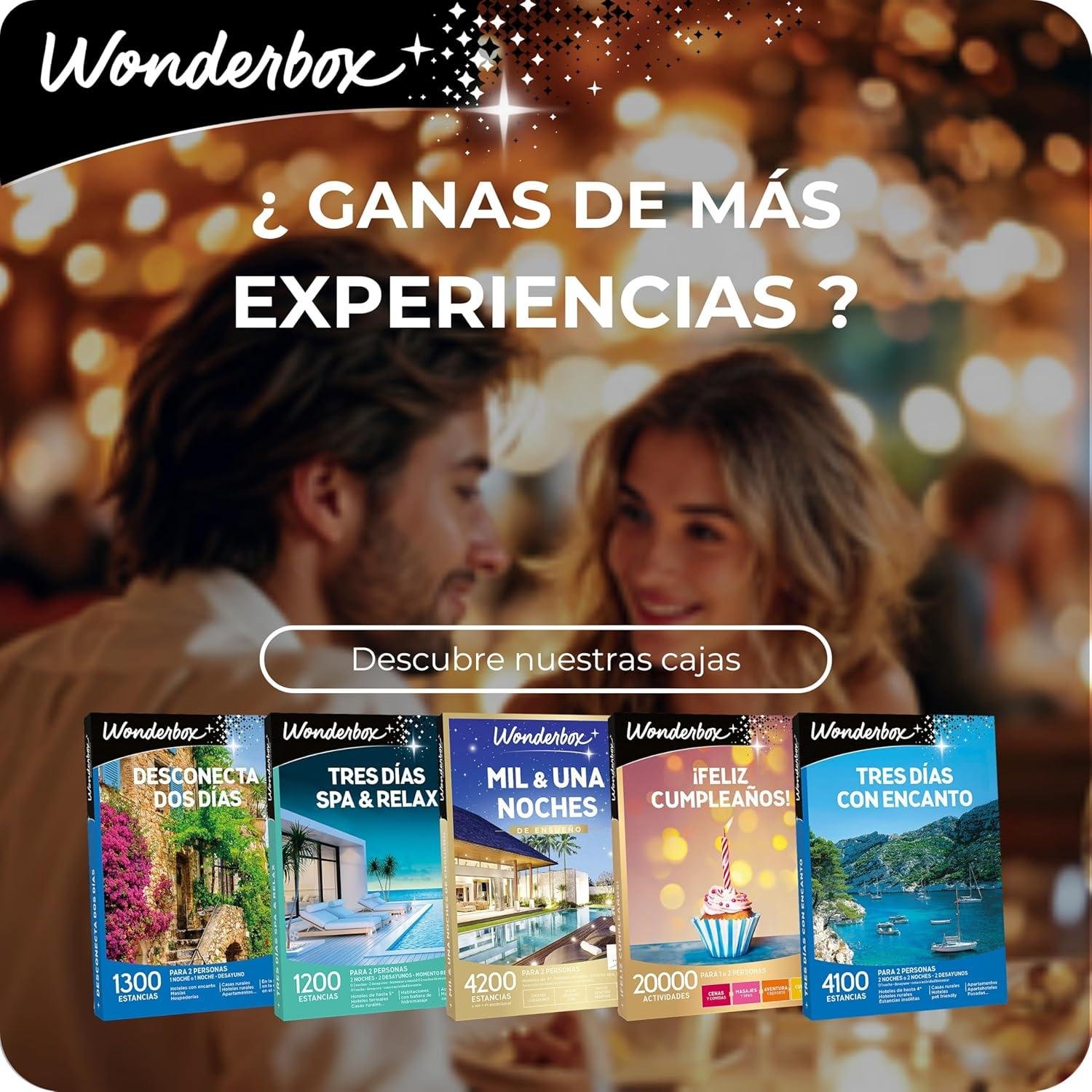 Nuestra experiencia compartida con WONDERBOX: 1.100 actividades para dos