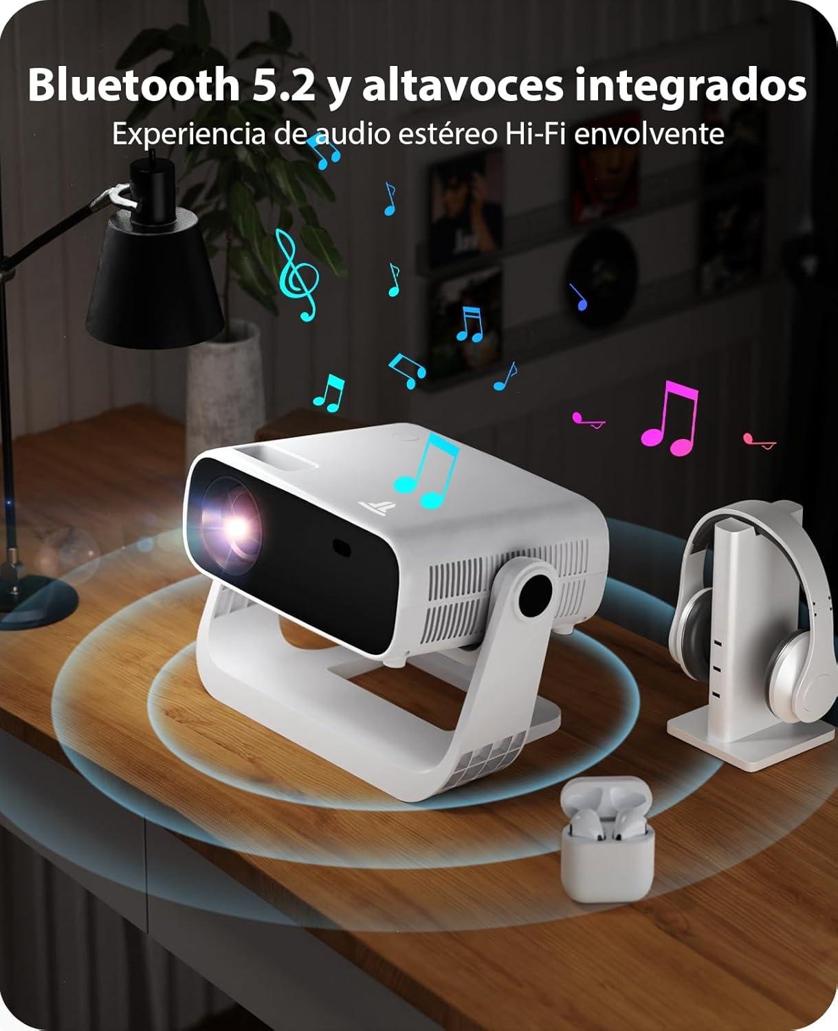 Wielio Smart Proyector: Cine y juegos con calidad y versatilidad