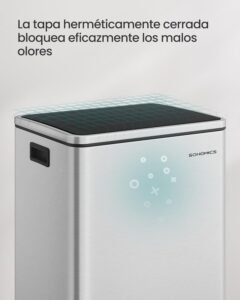 “Nuestra Experiencia con el Cubo de Basura SONGMICS Elegante”