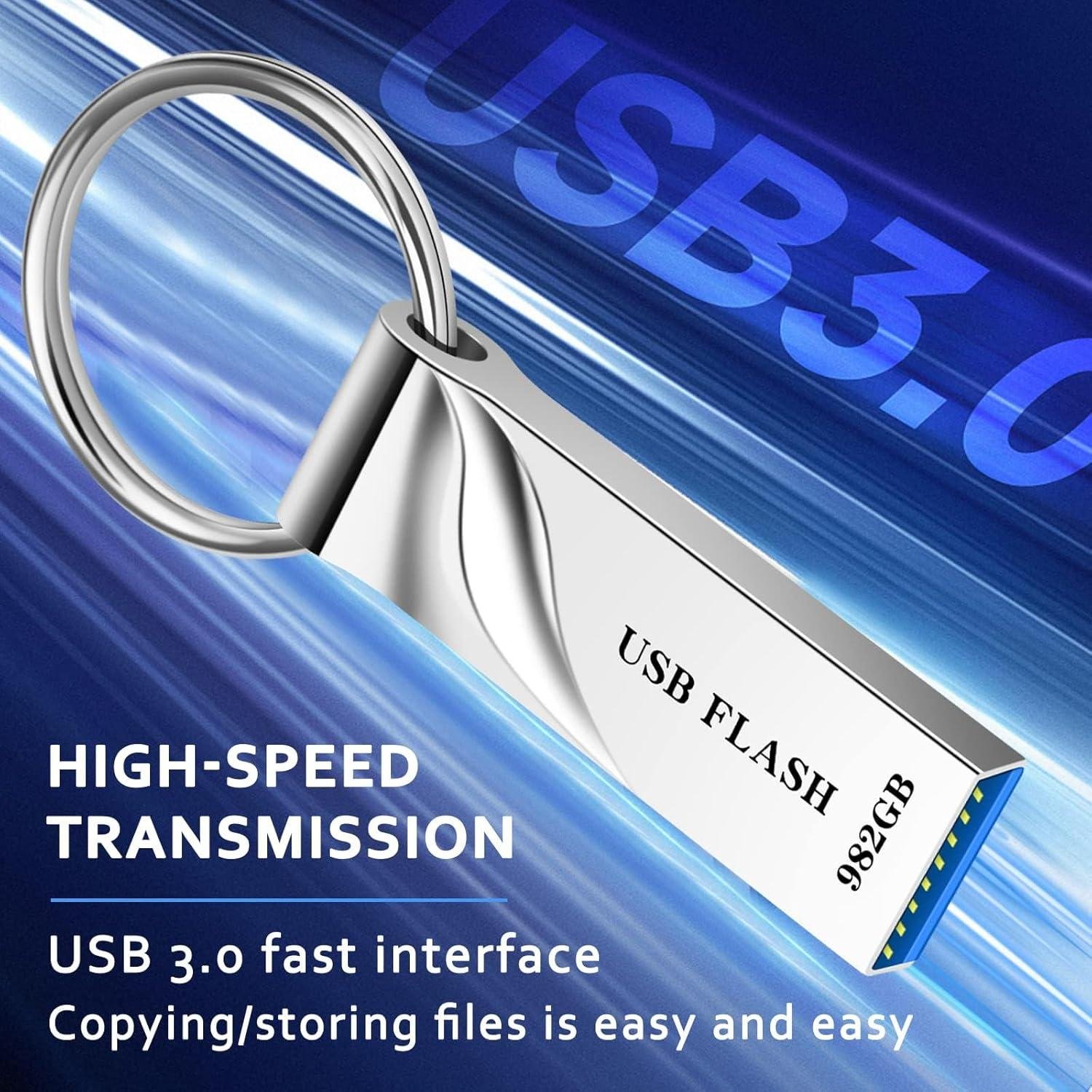 Explorando el USB de 982GB: Resistente y Versátil para Todos